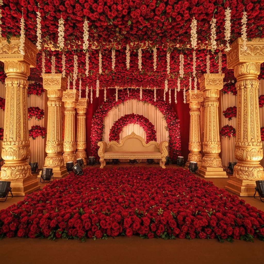 Wedding mandap decoration